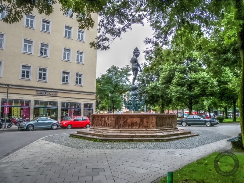 Fortunabrunnen auf dem Isartorplatz in München