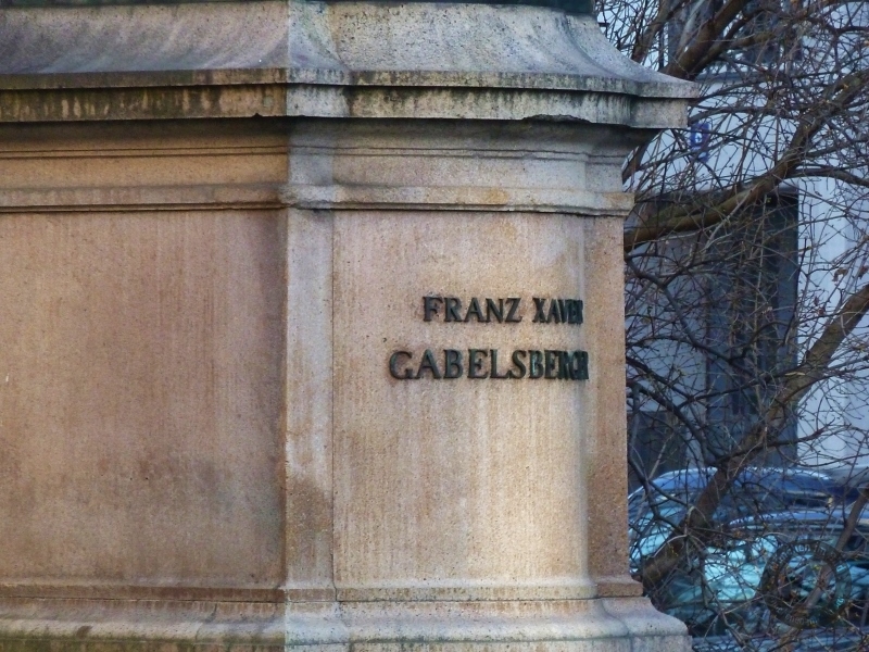 Denkmal für Franz Xaver Gabelsberger in München