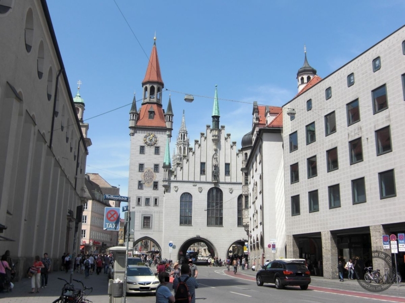 Altes Rathaus zwischen Marienplatz und Viktualienmarkt in München