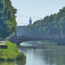 Ludwig-Ferdinand-Brücke in München-Nymphenburg