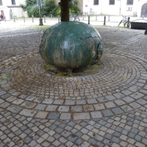Spitzwegbrunnen auf dem Stephansplatz in der Isarvorstadt in München