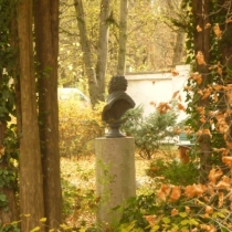 Büste für Friedrich Ludwig von Sckell im Englischen Garten in München