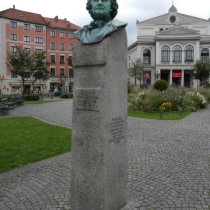Denkmal für Friedrich von Gärtner auf dem Gärtnerplatz in München