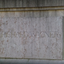 Denkmal für Richard Wagner in der Prinzregentenstraße in München (Bogenhausen)