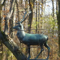 Hirsch von Theodor Georgii im Bavariapark in München