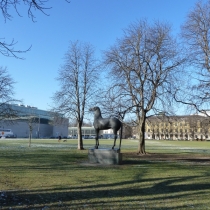 Das Trojanische Pferd von Hans Wimmer in der Maxvorstadt in München