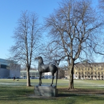 Das Trojanische Pferd von Hans Wimmer in der Maxvorstadt in München