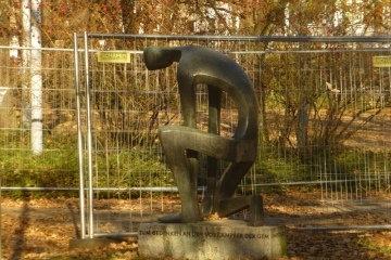 Denkmal für Paul Busching in der Buschingstraße in München-Bogenhausen