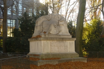 Denkmal für Richard Wagner in der Prinzregentenstraße in München (Bogenhausen)
