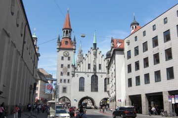 Altes Rathaus zwischen Marienplatz und Viktualienmarkt in München